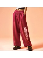 韓國PRENDA - GRADIENT RAWCUT JOGGER PANTS MAGENTA